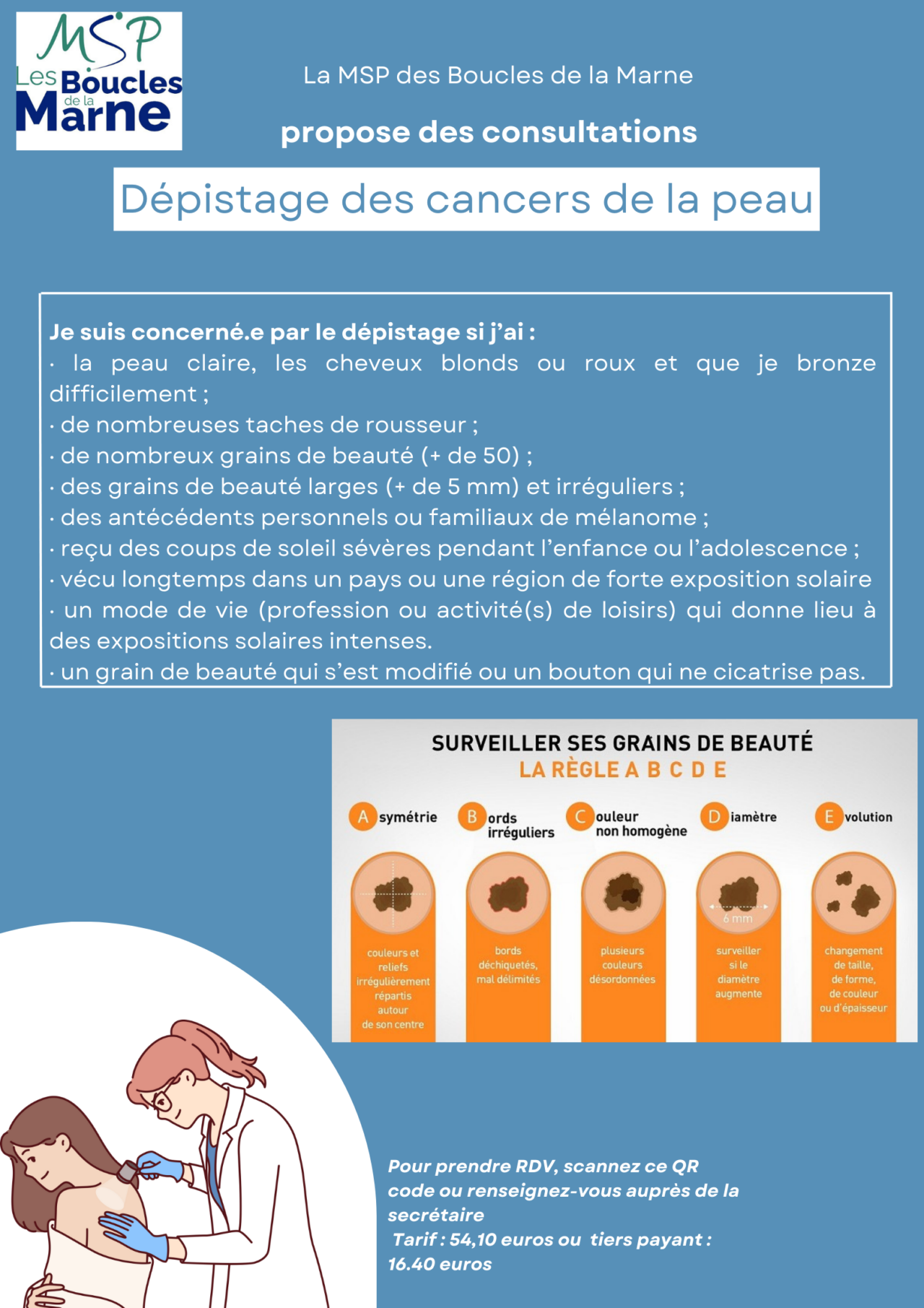 D Pistage Des Cancers De La Peau Msp Boucles De La Marne